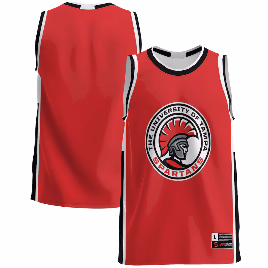Men's GameDay Greats  Red Tampa Spartans  Lightweight Basketball Jersey - SUjersey01