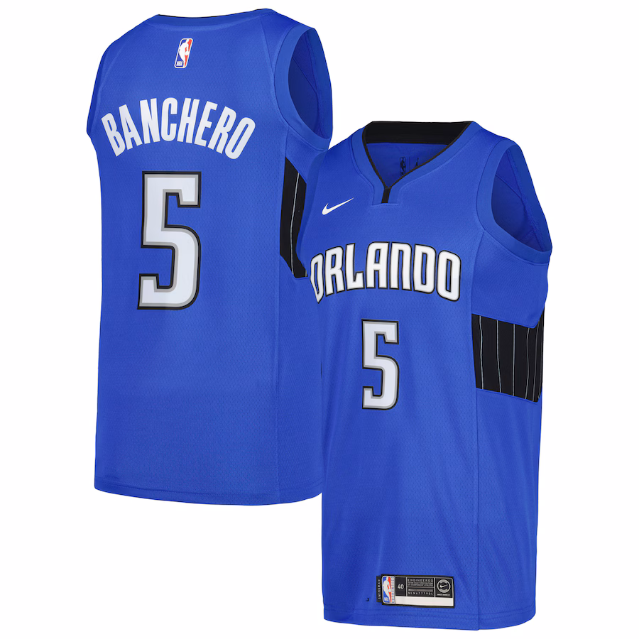 Men's Orlando Magic Paolo Banchero Nike Royal Swingman Player Jersey - Statement Edition - SUjersey01