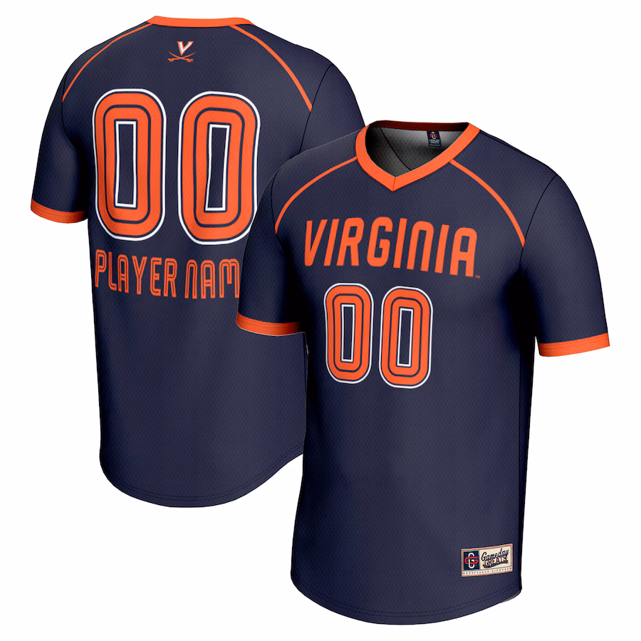 Virginia Cavaliers GameDay Greats Youth Women's Lacrosse NIL Lightweight Jersey - Navy - SUjersey01