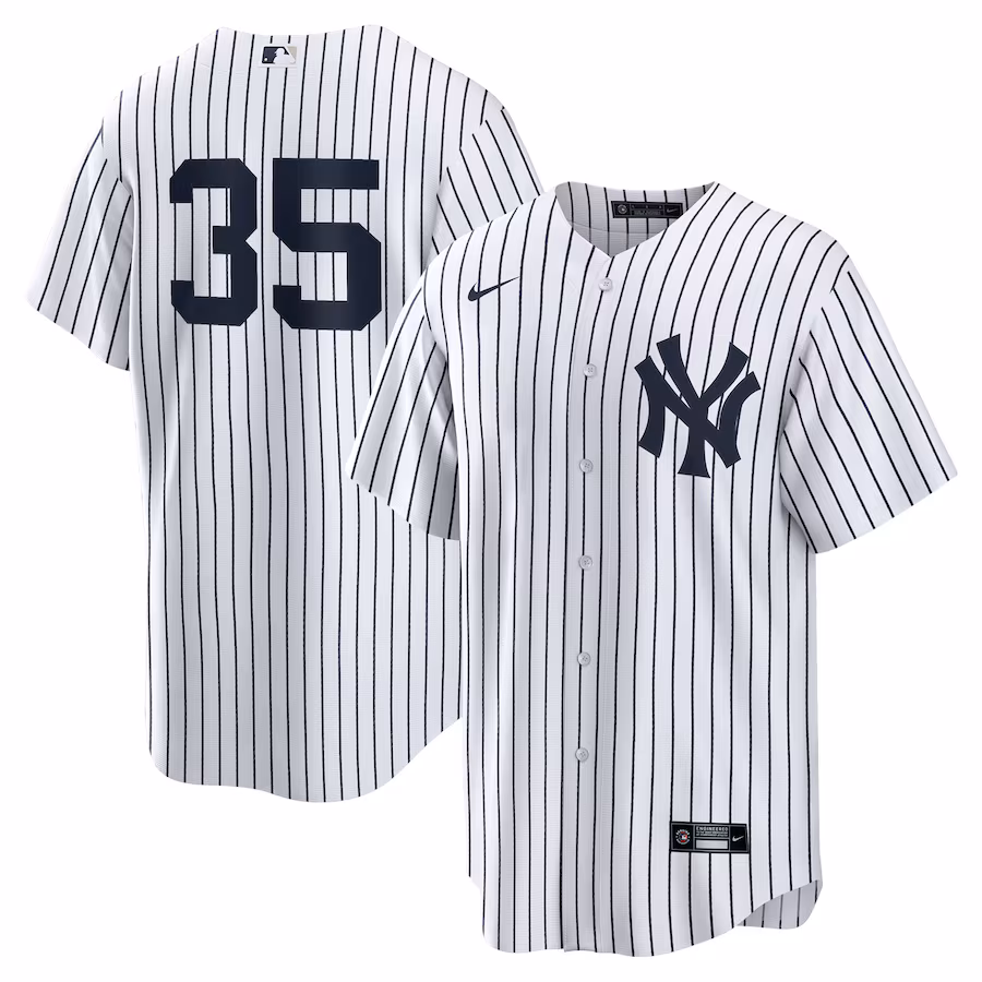 Men's New York Yankees Cody Bellinger Nike White Home Replica Player Jersey - SUjersey01
