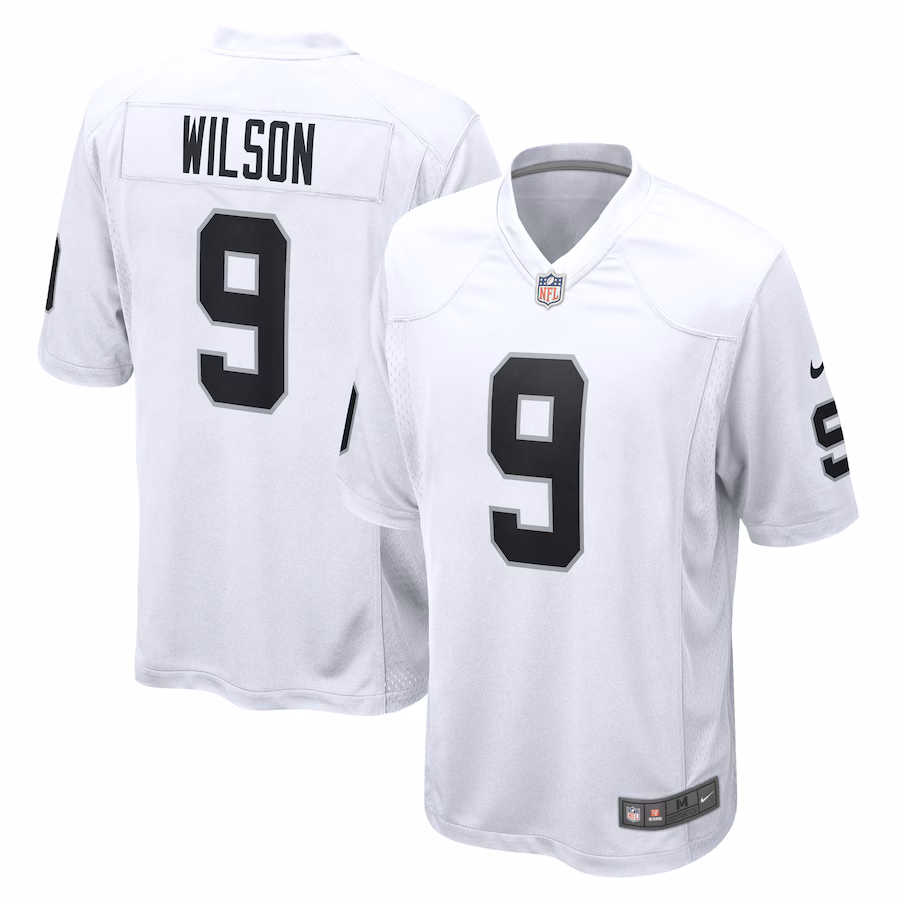 Men's Las Vegas Raiders Tyree Wilson Nike  White  Game Jersey - SUjersey01