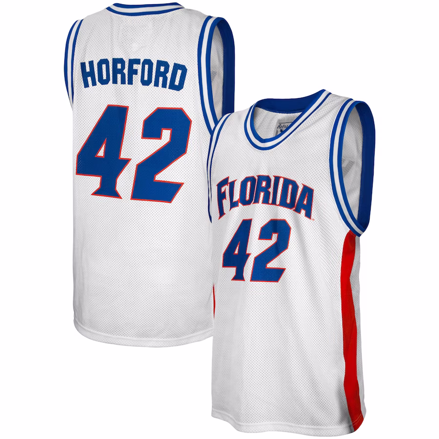 Al Horford Florida Gators Original Retro Brand Alumni Basketball Jersey - White - SUjersey01