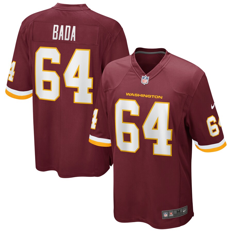 Men's Nike David Bada Washington Football Team Burgundy Game Player Jersey - SUjersey01