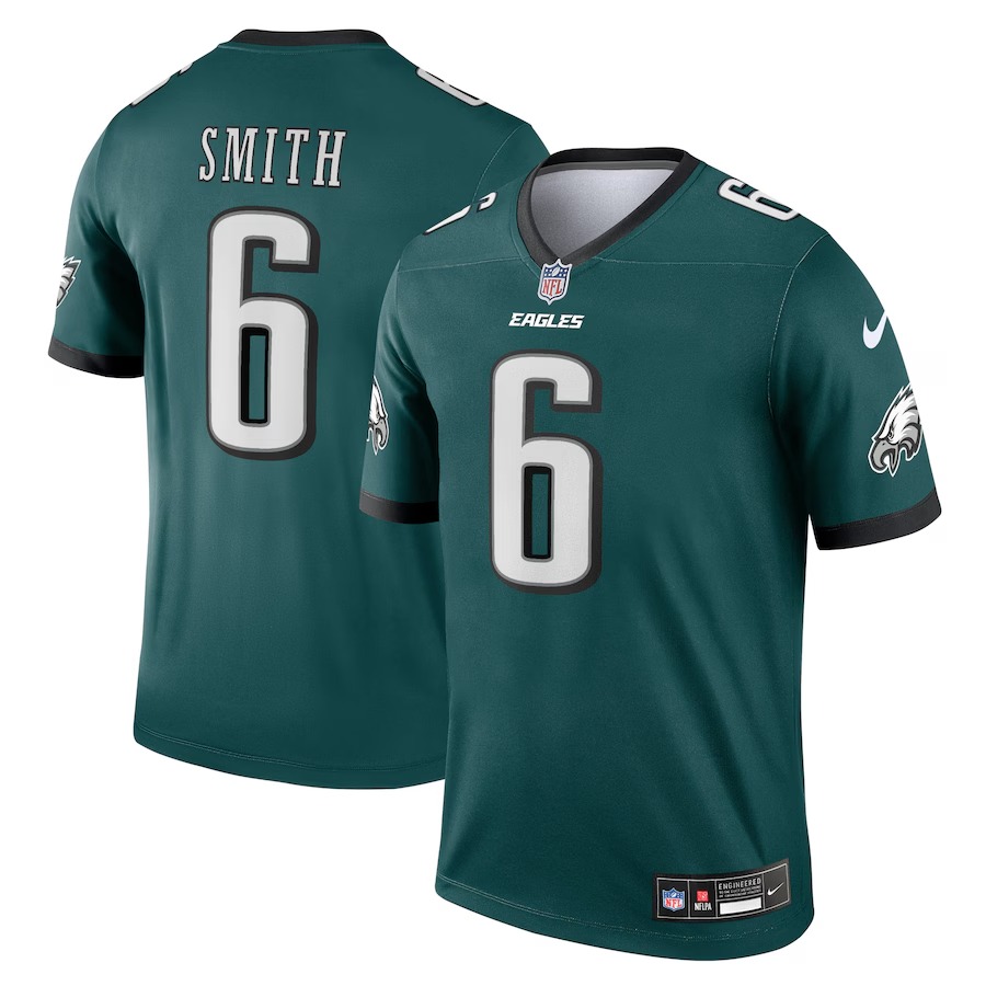 Men's Philadelphia Eagles DeVonta Smith Nike Midnight Green Legend Jersey - SUjersey01