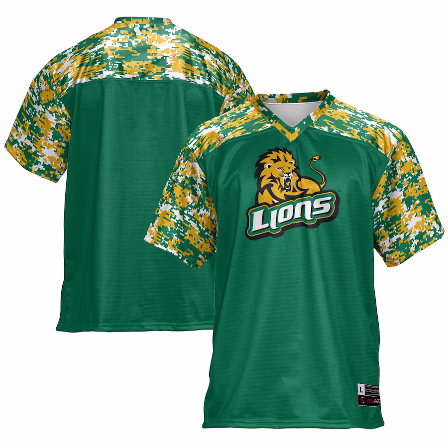Southeastern Louisiana Lions GameDay Greats Football Jersey - Green - SUjersey01