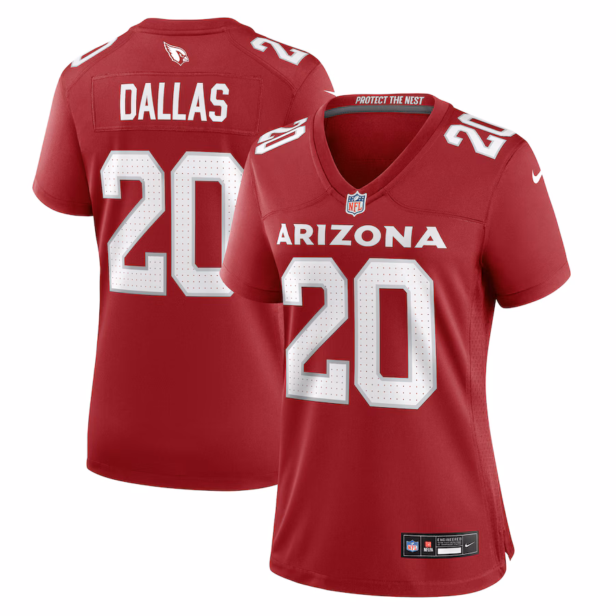 Women's Arizona Cardinals DeeJay Dallas Nike Cardinal Game Jersey - SUjersey01