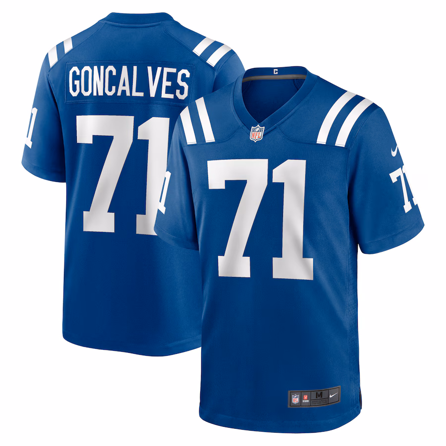 Men's Indianapolis Colts Matt Goncalves Nike  Royal Game Jersey - SUjersey01