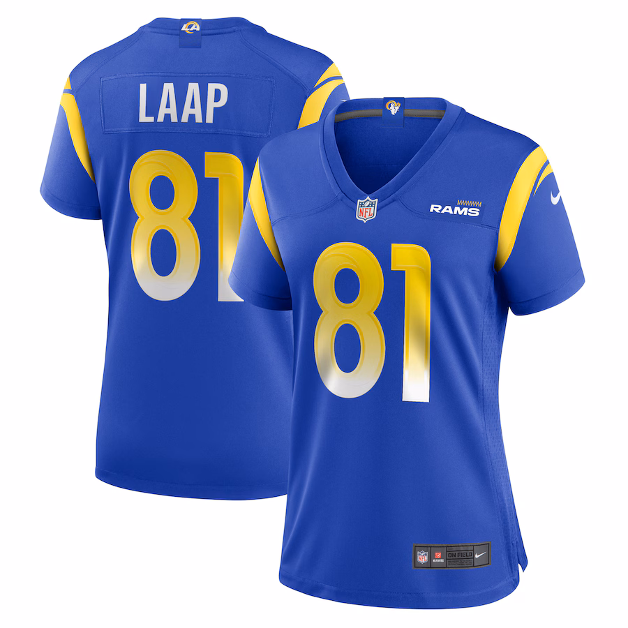 Women's Los Angeles Rams JJ Laap Nike  Royal Game Jersey - SUjersey01