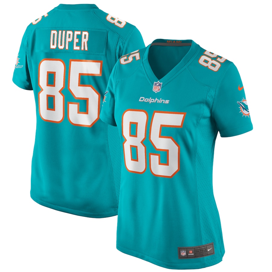 Women's Miami Dolphins Mark Duper Nike Aqua Game Retired Player Jersey - SUjersey01