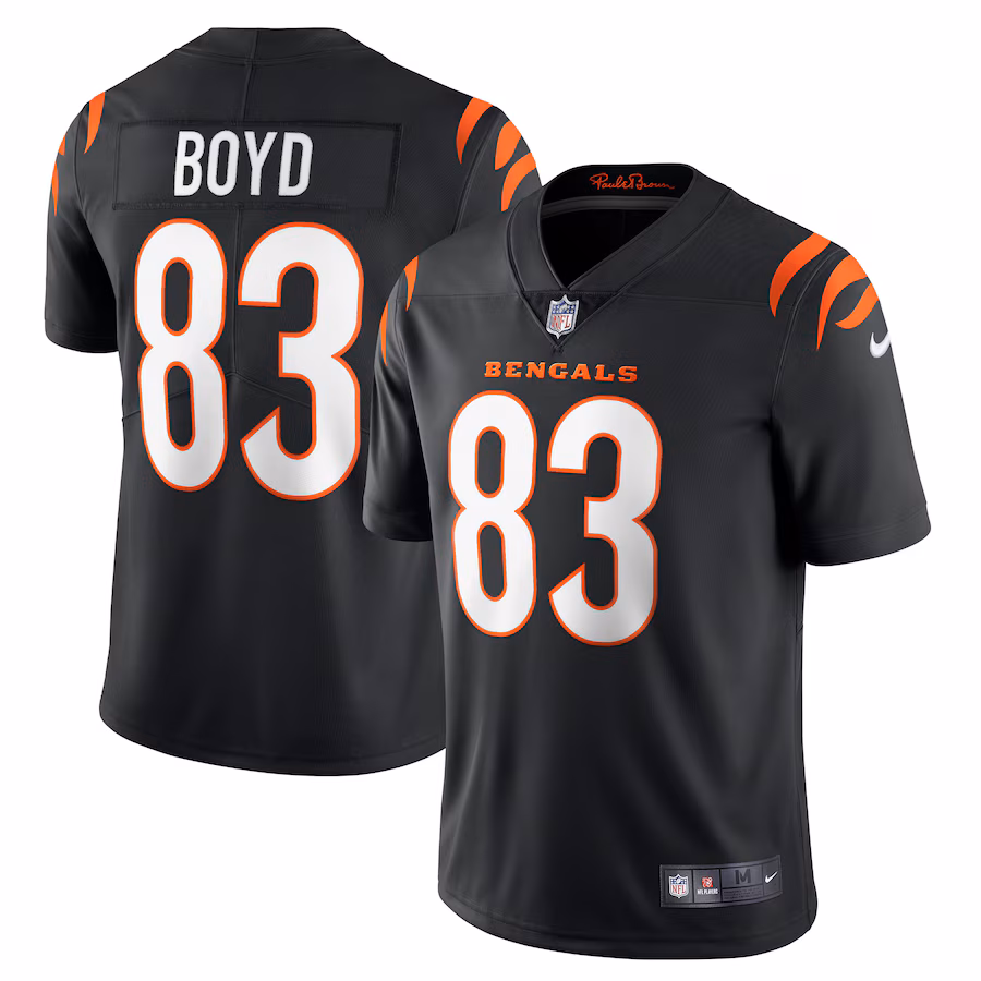 Men's Cincinnati Bengals Tyler Boyd Nike Black Vapor Limited Jersey - SUjersey01