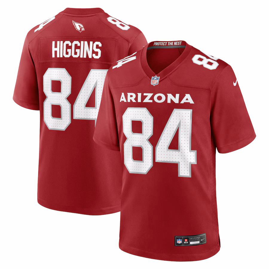 Men's Arizona Cardinals Elijah Higgins Nike  Cardinal Team Game Jersey - SUjersey01
