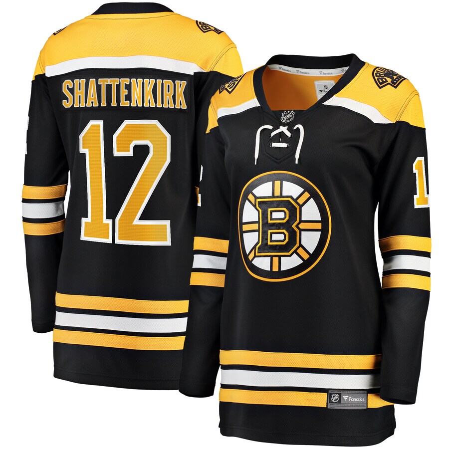 Women's Boston Bruins Kevin Shattenkirk Fanatics Branded Black Home Breakaway Player Jersey - SUjersey01