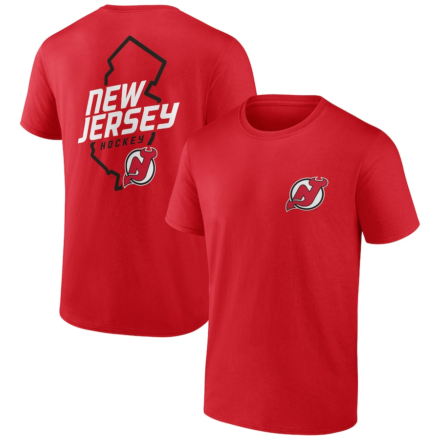 Men's New Jersey Devils Red Bring It T-Shirt - SUjersey01