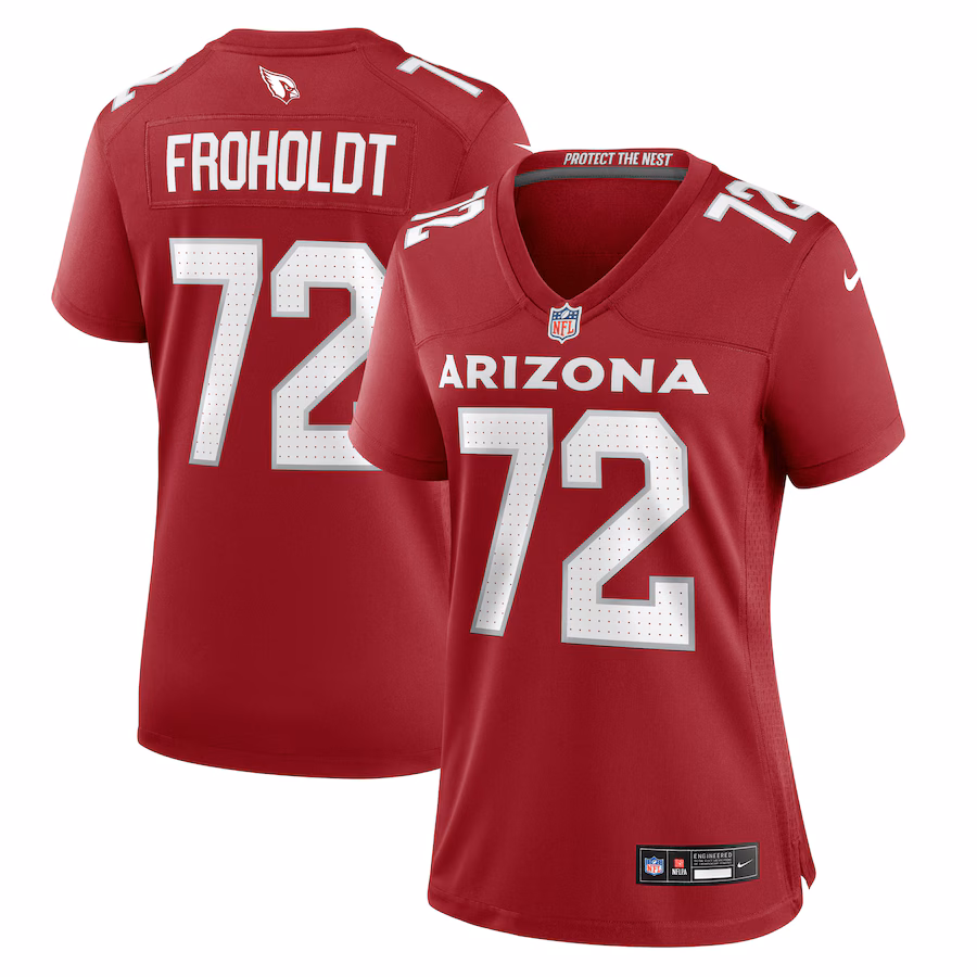 Women's Arizona Cardinals Hjalte Froholdt Nike Cardinal Game Jersey - SUjersey01