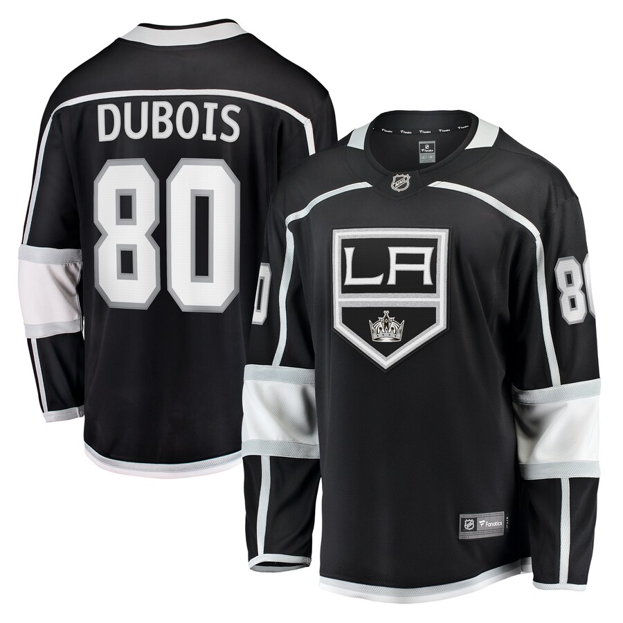 Men's Los Angeles Kings Pierre-Luc Dubois Fanatics Branded Black Home Breakaway Jersey - SUjersey01