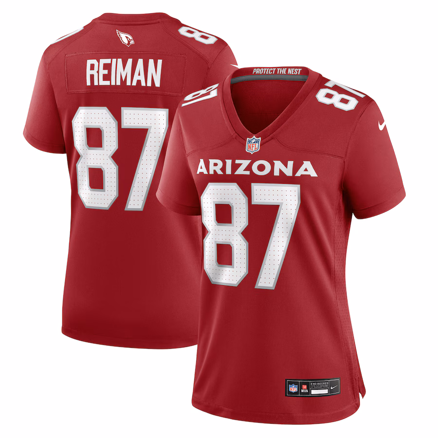 Women's Arizona Cardinals Tip Reiman Nike Cardinal Game Jersey - SUjersey01