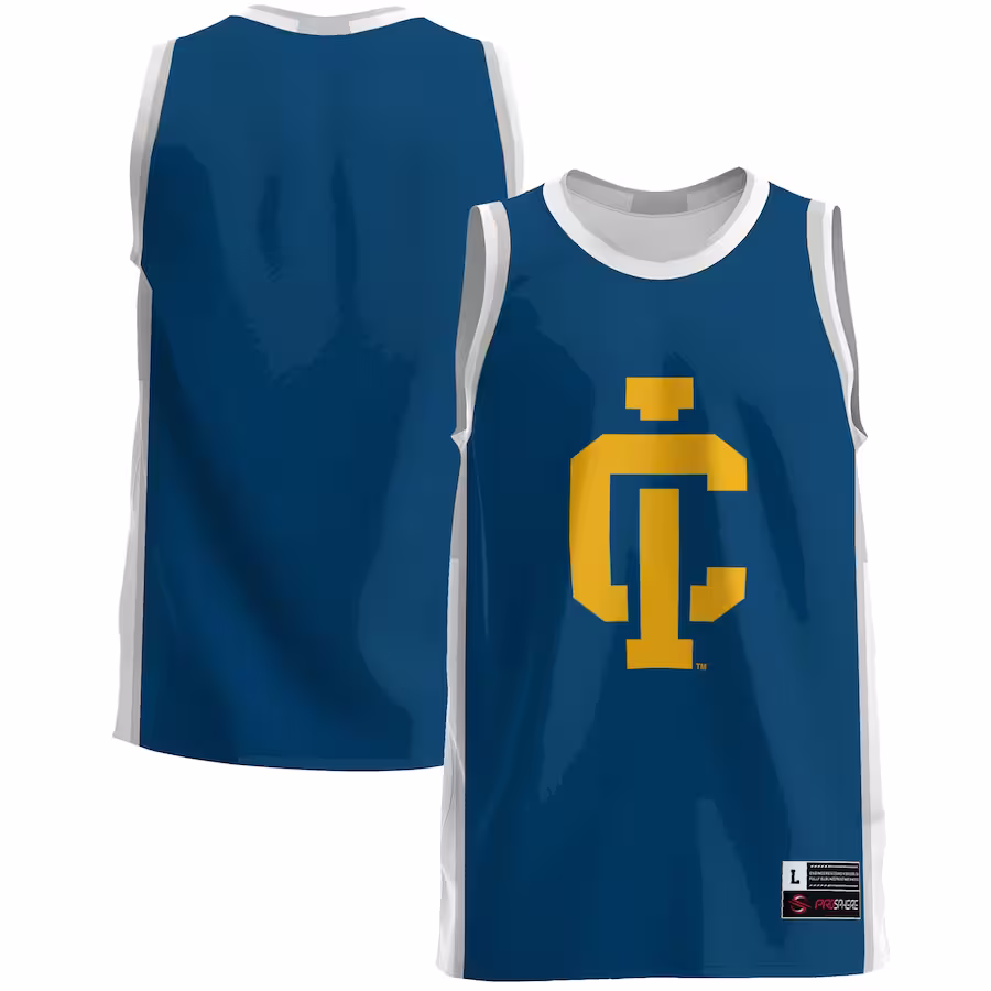 Ithaca College Bombers GameDay Greats  Lightweight Basketball Jersey - Blue - SUjersey01