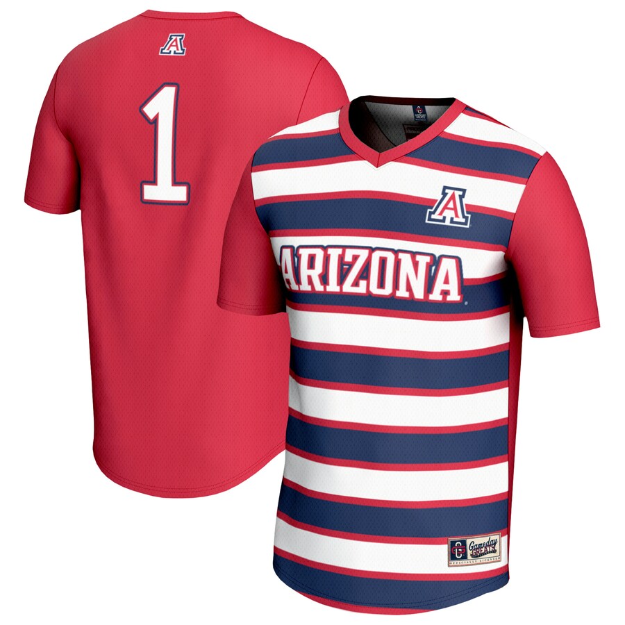 Youth GameDay Greats #1 Red Arizona Wildcats Lightweight Soccer Fashion Jersey - SUjersey01
