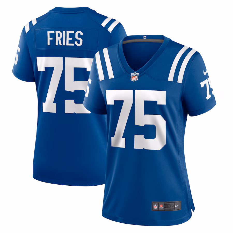 Women's Indianapolis Colts Will Fries Nike Royal Game Jersey - SUjersey01