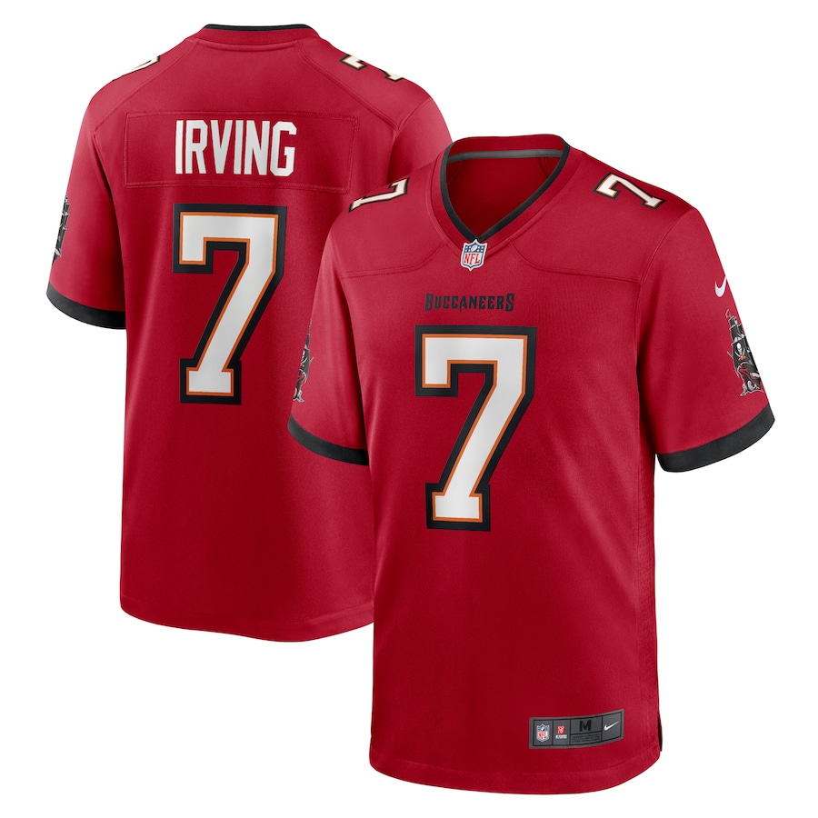 Men's Tampa Bay Buccaneers Bucky Irving Nike  Red  Game Jersey - SUjersey01
