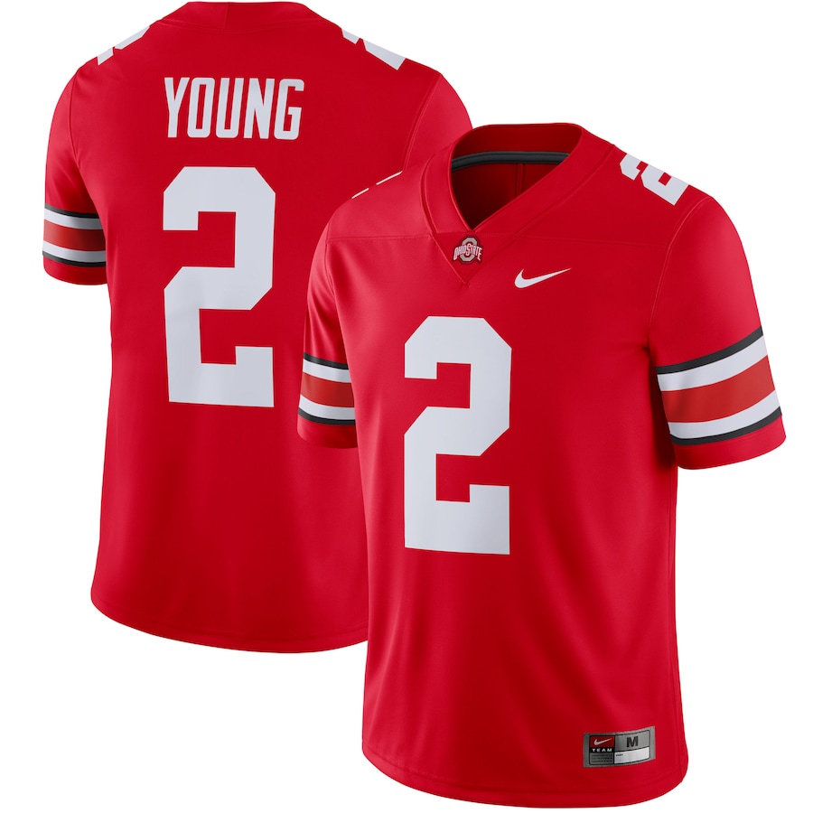 Chase Young Ohio State Buckeyes Nike Alumni Player Jersey - Scarlet - SUjersey01