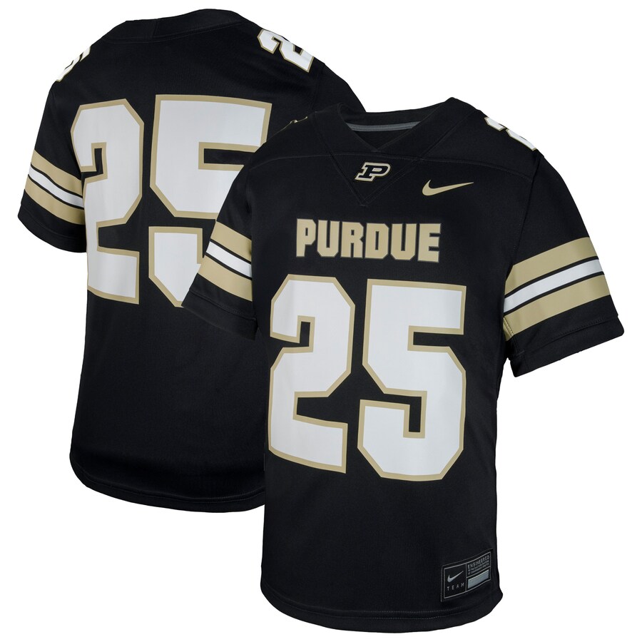 Youth Nike #1 Black Purdue Boilermakers  Untouchable Replica Game Jersey - SUjersey01