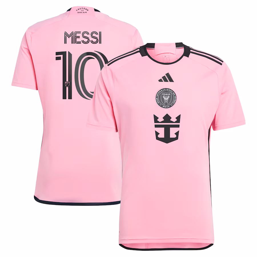 Men's Inter Miami CF Lionel Messi adidas Pink 2024 2getherness Replica Player Jersey - SUjersey01