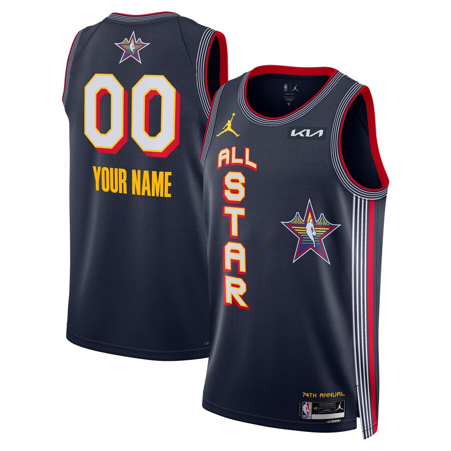 Unisex Jordan Brand Navy 2025 NBA All-Star Game Swingman Pick-A-Player Jersey - SUjersey01
