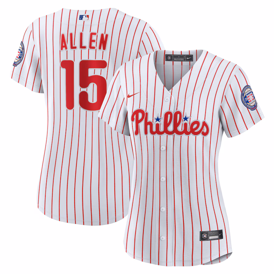 Women's Philadelphia Phillies Dick Allen Nike White 2025 Baseball Hall of Fame Replica Jersey - SUjersey01