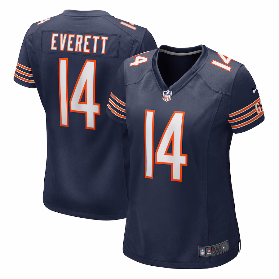 Women's Chicago Bears Gerald Everett Nike Navy Game Jersey - SUjersey01