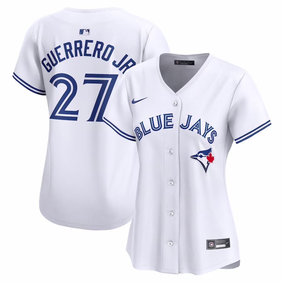Women's Toronto Blue Jays Vladimir Guerrero Jr. Nike White Home Limited Player Jersey - SUjersey01