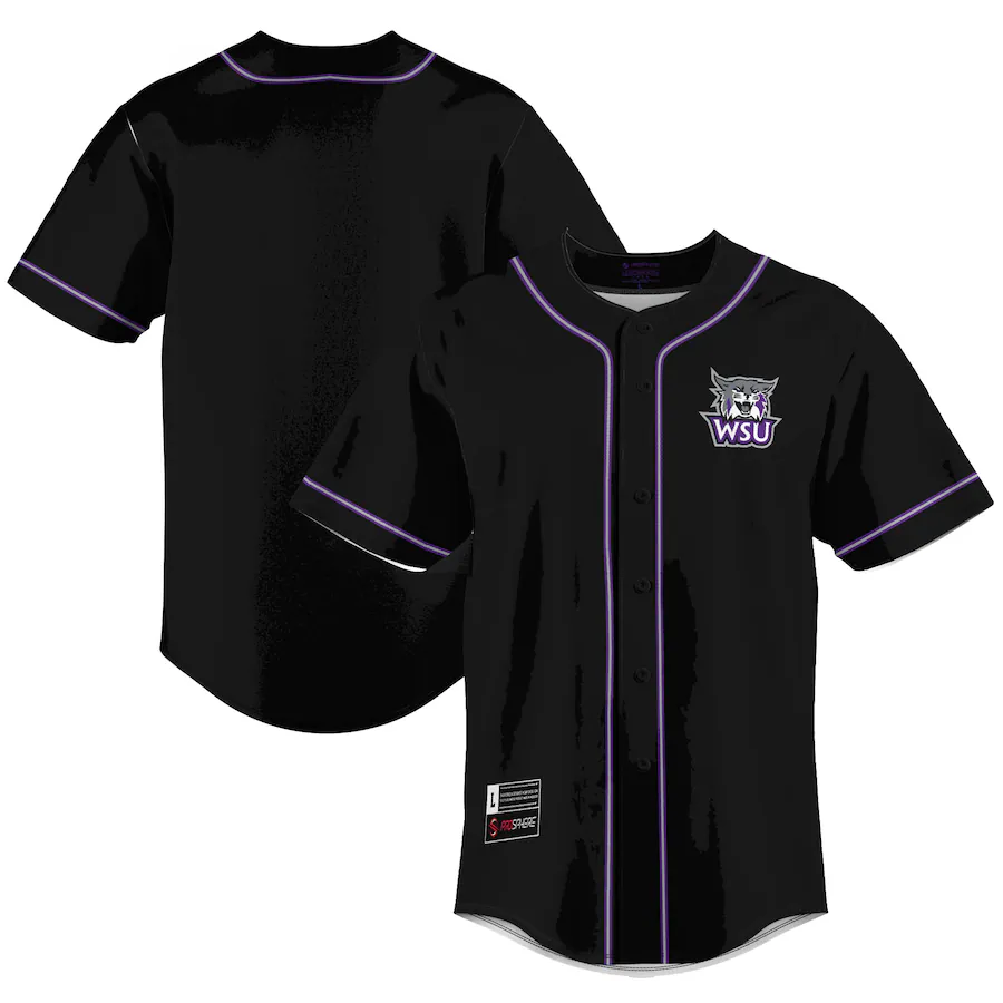 Weber State Wildcats GameDay Greats  Lightweight Baseball Jersey - Purple - SUjersey01