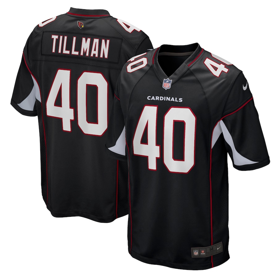 Men's Arizona Cardinals Pat Tillman Nike Black Retired Player Alternate Game Jersey - SUjersey01