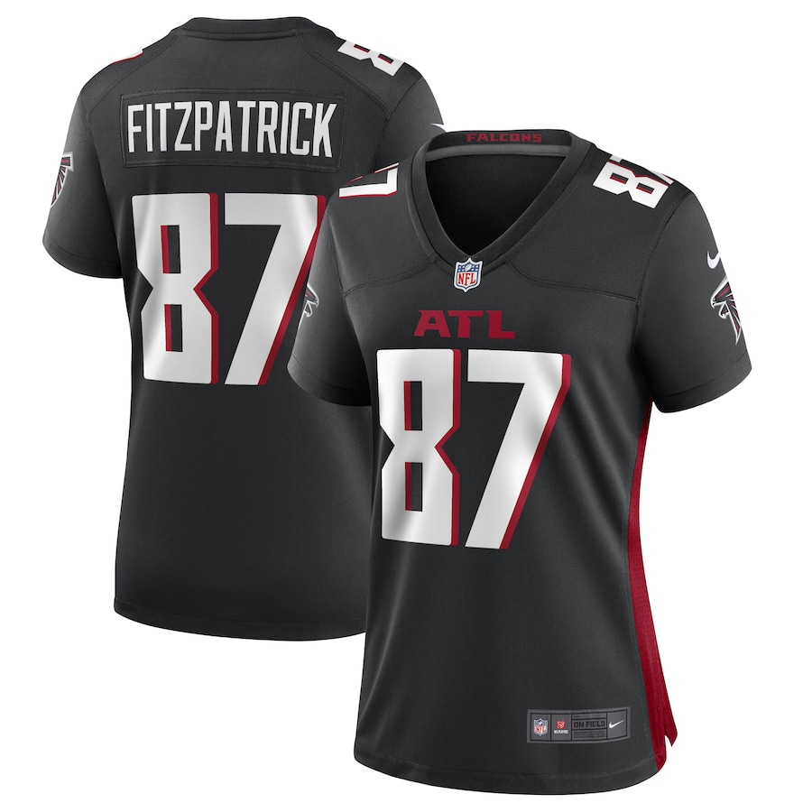 Women's John FitzPatrick Atlanta Falcons Nike Black Game Player Jersey - SUjersey01
