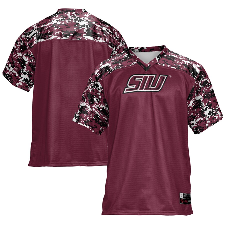 Men's GameDay Greats Maroon Southern Illinois Salukis Football Jersey - SUjersey01