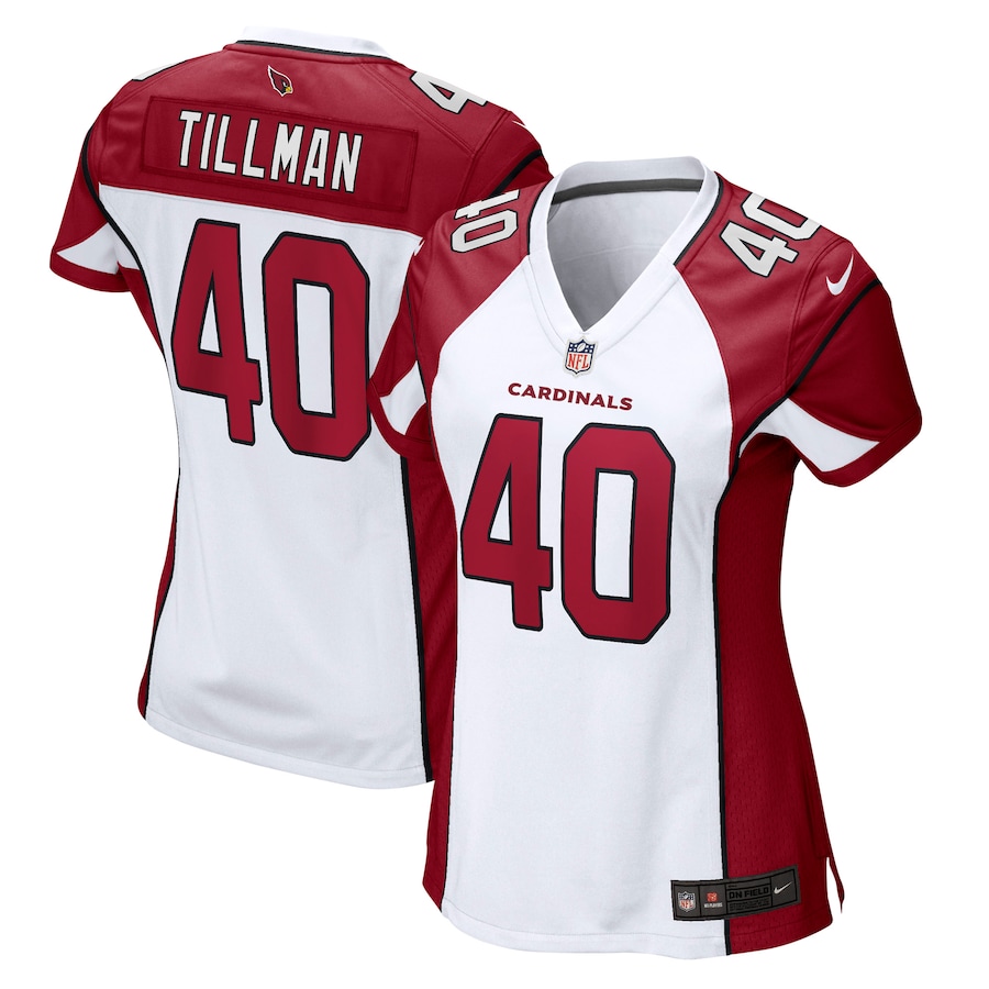 Women's Arizona Cardinals Pat Tillman Nike White Retired Game Jersey - SUjersey01