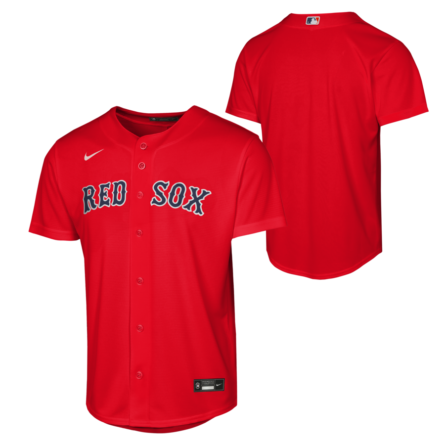Youth Boston Red Sox Nike Red Alternate Replica Jersey - SUjersey01