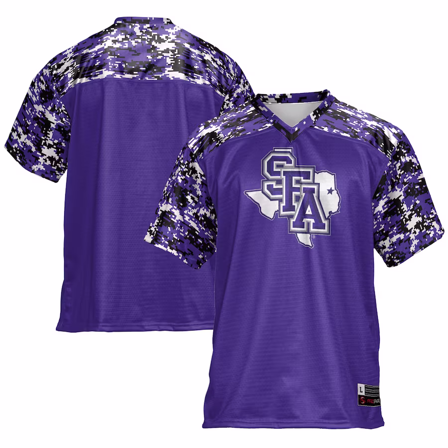 Stephen F Austin Lumberjacks GameDay Greats Football Jersey - Purple - SUjersey01