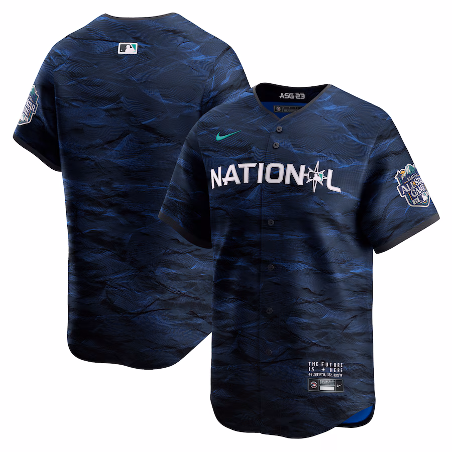 Men's National League Nike Royal 2023 MLB All-Star Game Limited Jersey - SUjersey01