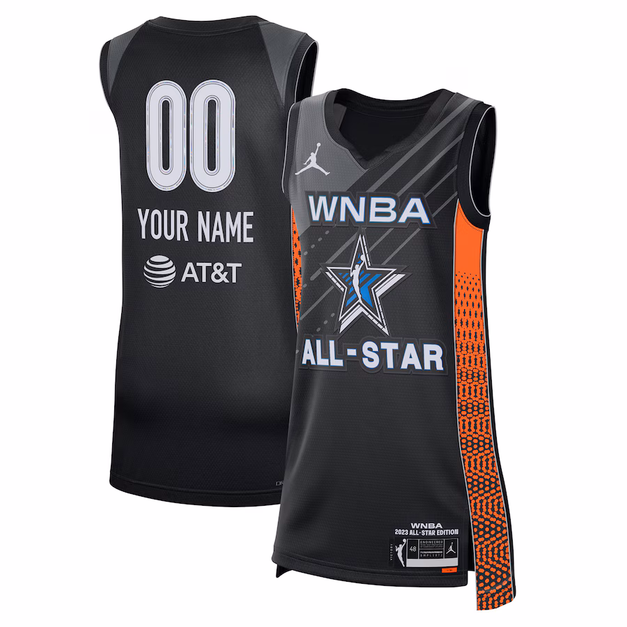 Unisex Jordan Brand Black 2023 WNBA All-Star Game Custom Victory Jersey - SUjersey01