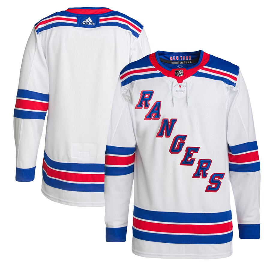 Men's New York Rangers adidas White Away Primegreen Authentic Pro Jersey - SUjersey01