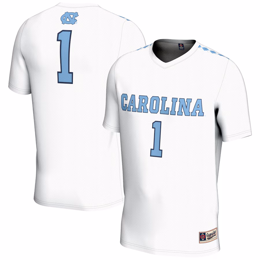 Unisex GameDay Greats #1 White North Carolina Tar Heels Lightweight Women's Lacrosse Jersey - SUjersey01