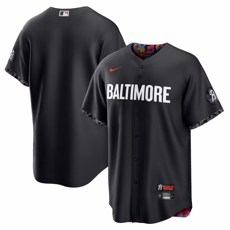 Men's Baltimore Orioles  Nike Black City Connect Replica Jersey - SUjersey01