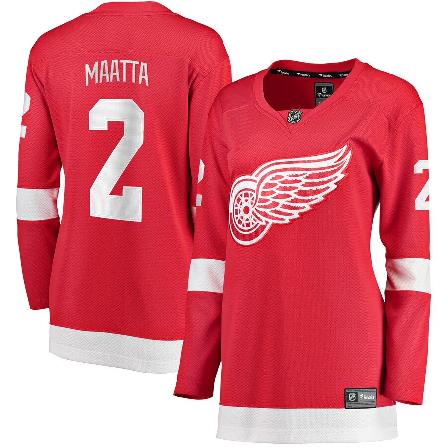 Women's Detroit Red Wings Olli Maatta Fanatics Branded Red Home Breakaway Player Jersey - SUjersey01
