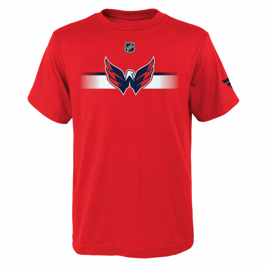 Youth Washington Capitals Fanatics Red Authentic Pro Logo T-Shirt - SUjersey01