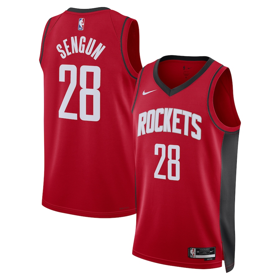 Unisex Houston Rockets Alperen Sengun Nike Red Swingman Jersey - Icon Edition - SUjersey01