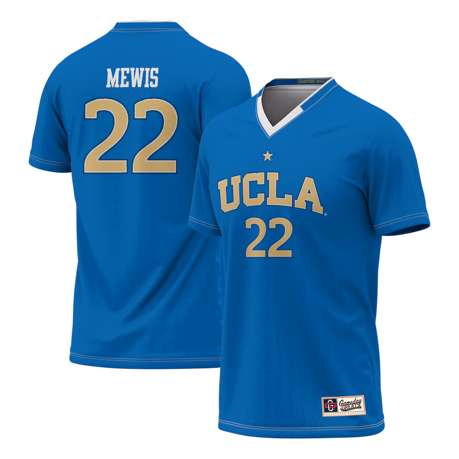 Youth GameDay Greats Kristie Mewis Blue UCLA Bruins Women's Soccer Fashion Jersey - SUjersey01