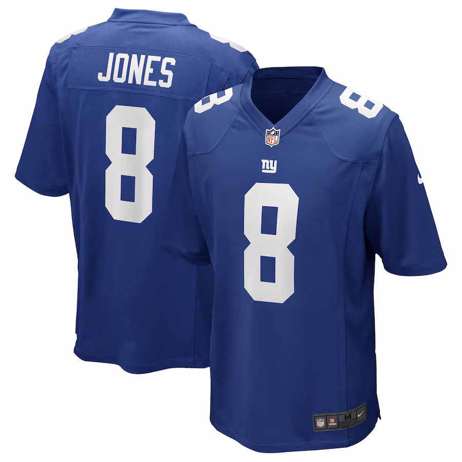 Men's New York Giants Daniel Jones Nike Royal Game Player Jersey - SUjersey01