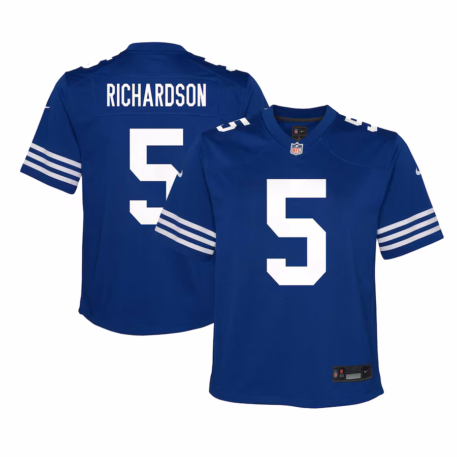 Youth Indianapolis Colts Anthony Richardson Nike Royal Alternate Player Game Jersey - SUjersey01