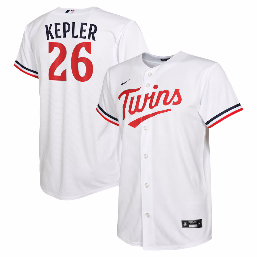 Youth Minnesota Twins Max Kepler Nike White Alternate Replica Player Jersey - SUjersey01